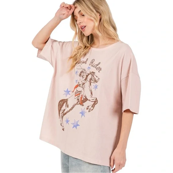WESTERN SHORT SLEEVES RODEO GRAPHIC TEE - Picture 3 of 7